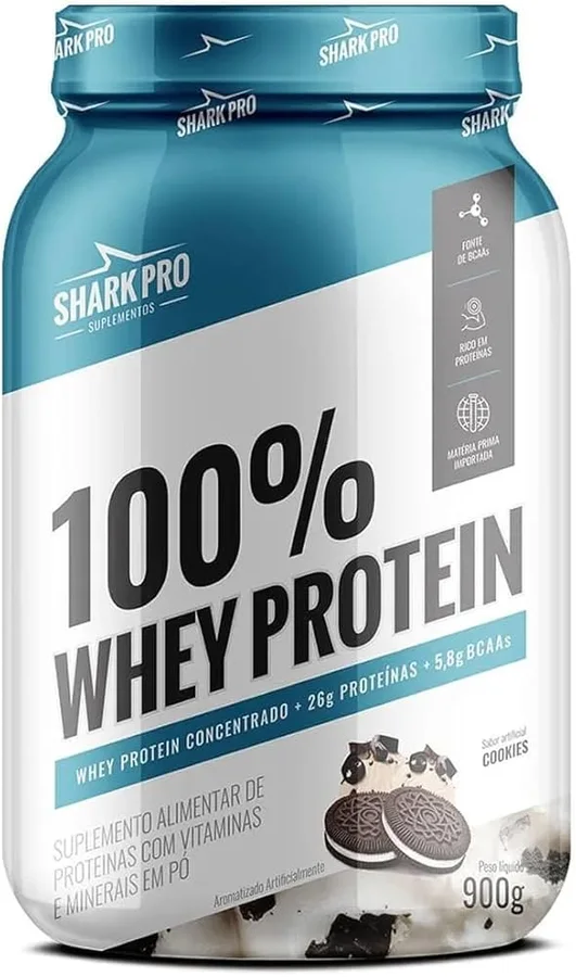 100% whey Pote 900g