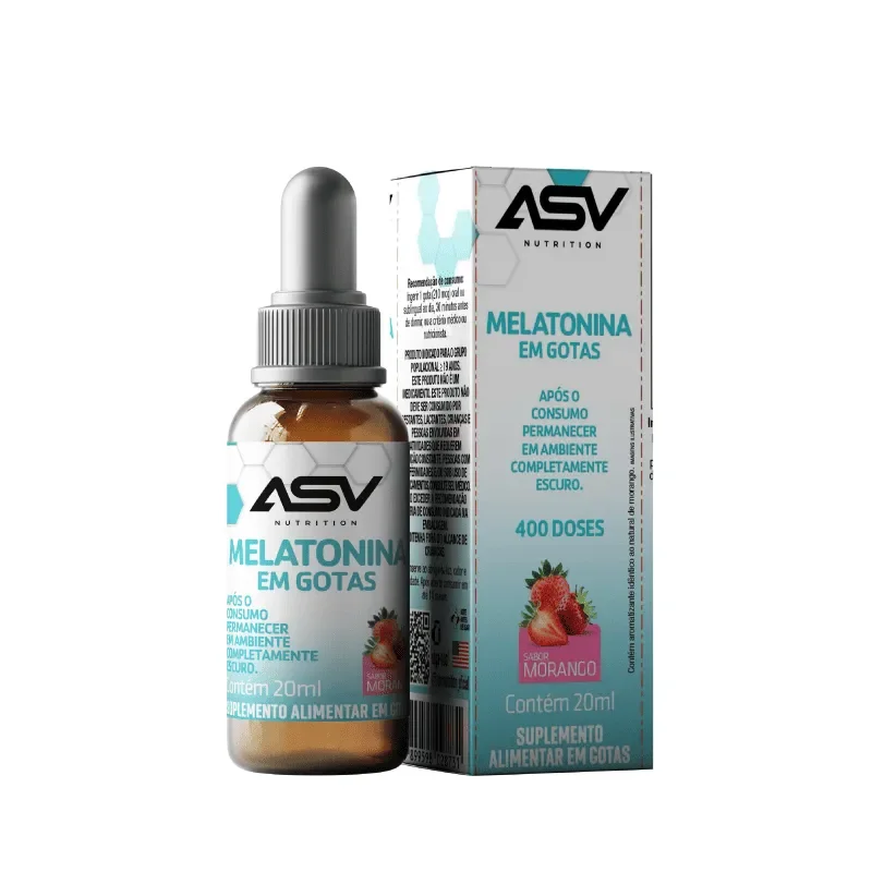 Melatonina Gotas 20ml morango