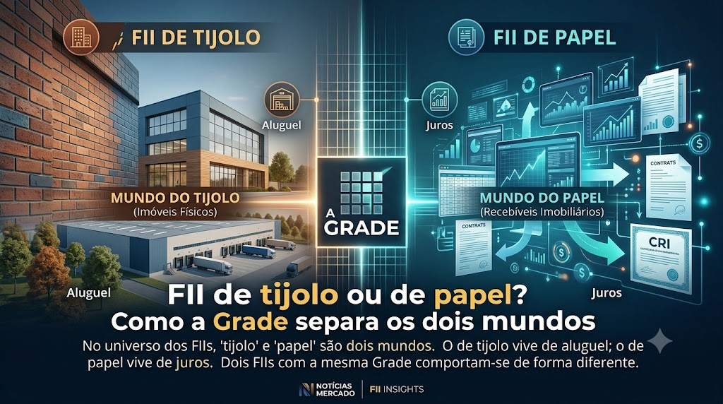 FII de tijolo ou de papel? Como a Grade separa os dois mundos