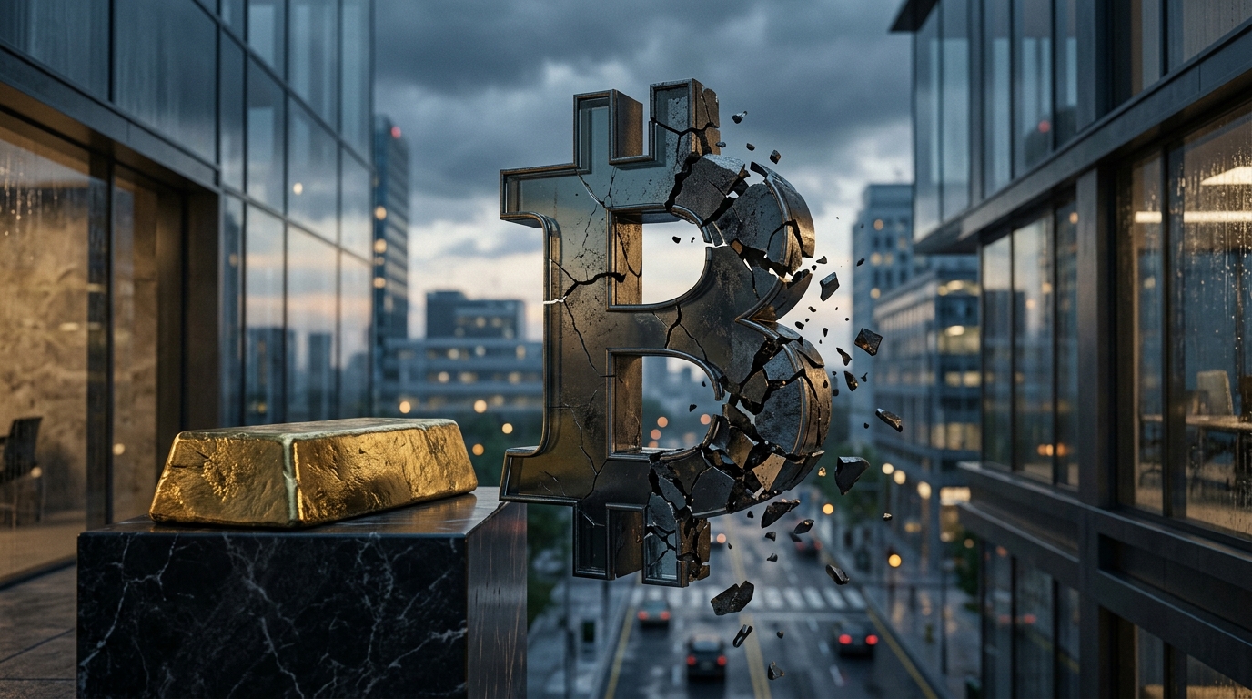 Bitcoin cai com incerteza geopolítica e petróleo em alta