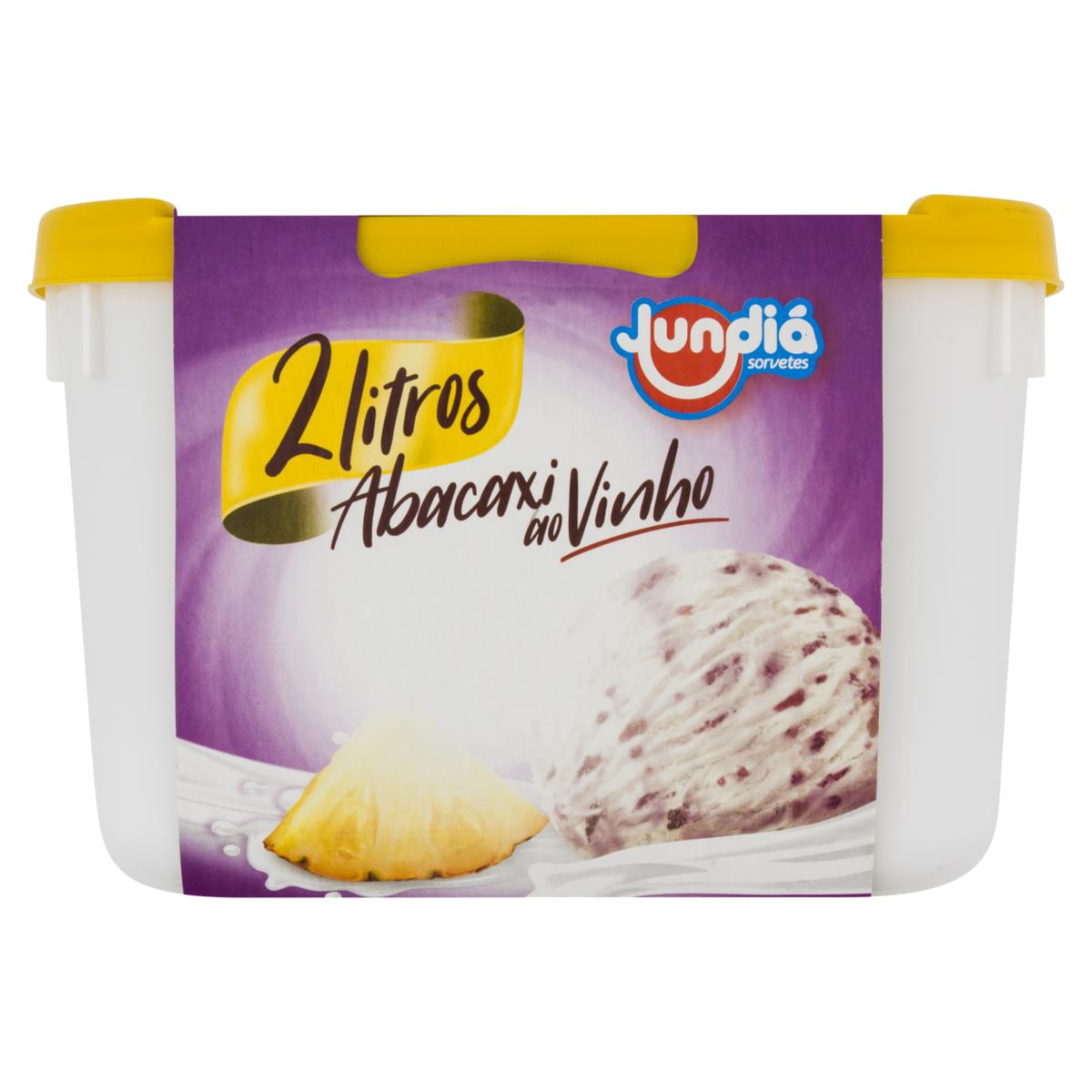 Sorvete LAFRUTTA Abacaxi + Coco 1 Litro