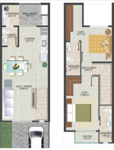 Casa com 2 quartos no Itacolomi (foto 3 de 3)