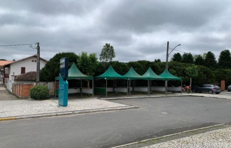 Terreno urbano com a área de 1.362,50m², localizado em Campo Alegre - SC