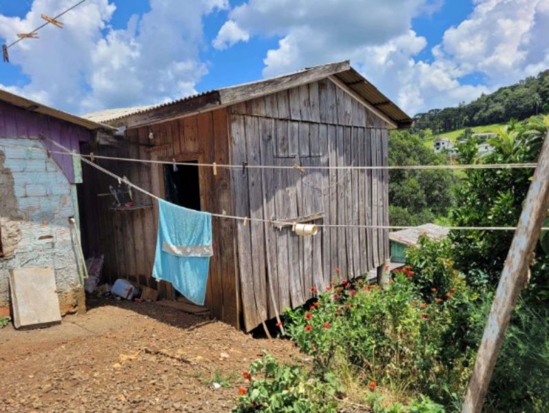 Fração ideal de 50% do terreno urbano, localizado em Ponte Serrada - SC