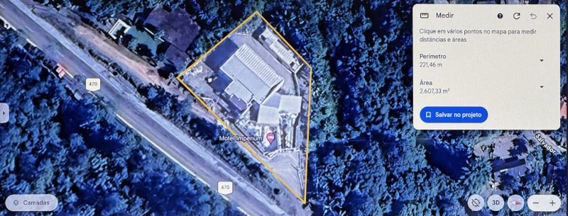 Terreno urbano com a área de 18.032,00m², localizado em Ibirama - SC