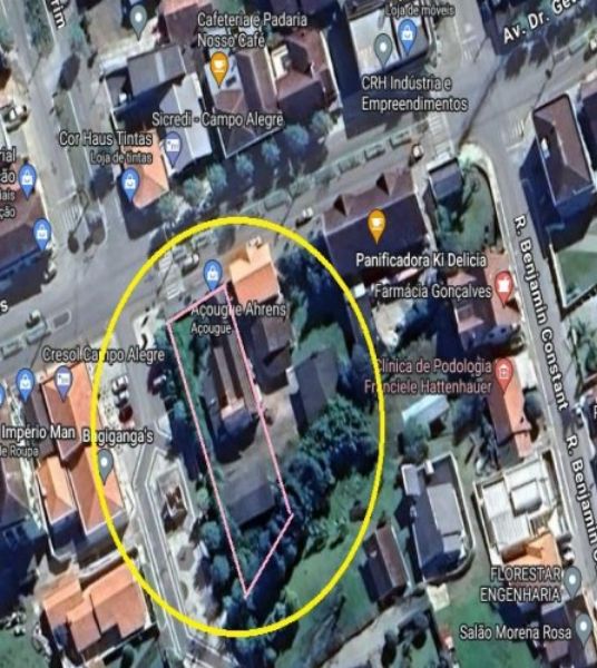 Terreno urbano com a área de 1.362,50m².