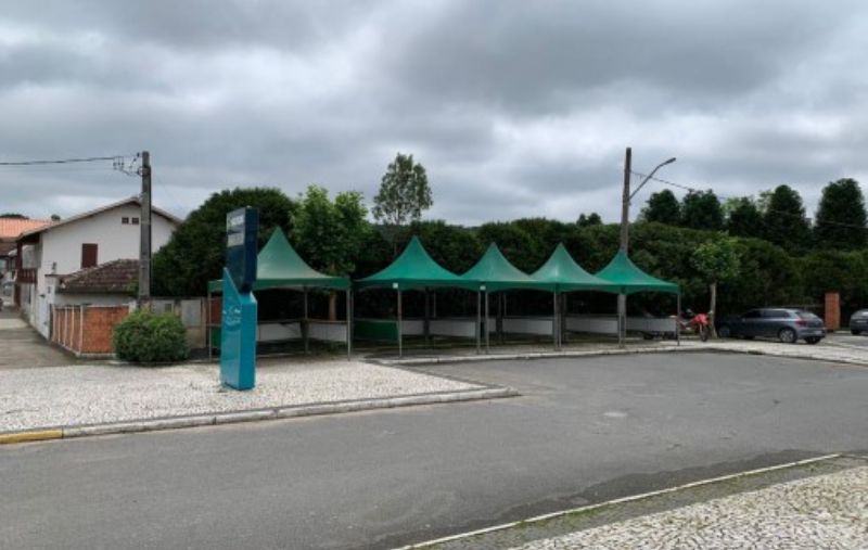 Terreno urbano com a área de 1.362,50m², localizado em Campo Alegre - SC