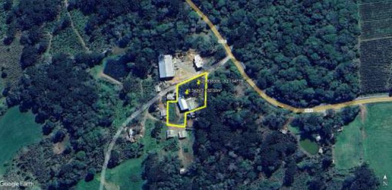 Área de terra rural própria, com 3.432,30m², localizado em Ilópolis - RS