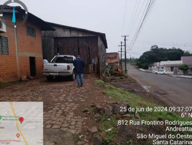 Lote n° 84, com a área de 2.700m², localizado em São Miguel Do Oeste - SC