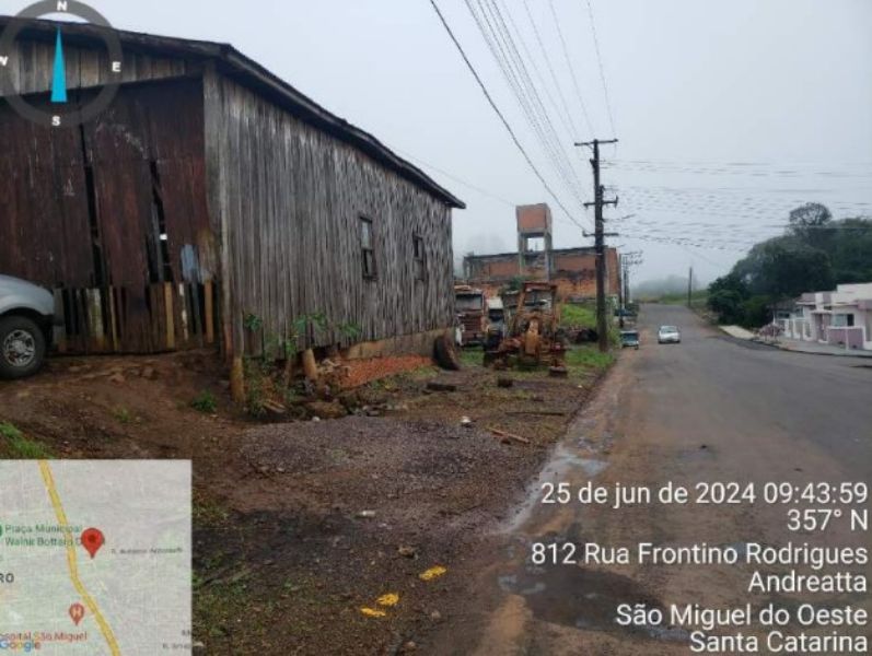Lote n° 84, com a área de 2.700m², localizado em São Miguel Do Oeste - SC
