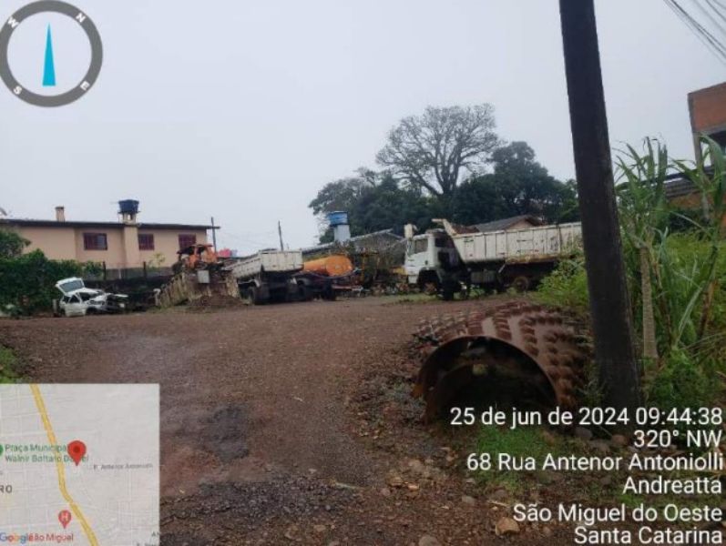 Lote n° 84, com a área de 2.700m², localizado em São Miguel Do Oeste - SC