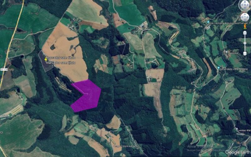 Partes dos lotes rurais com área de 206.054,50m², localizado em Xanxerê - SC