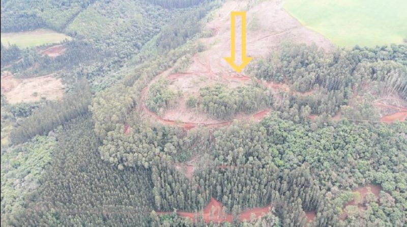 Partes dos lotes rurais com área de 206.054,50m², localizado em Xanxerê - SC