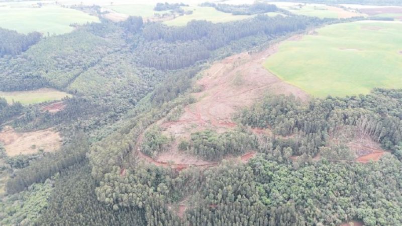 Partes dos lotes rurais com área de 206.054,50m², localizado em Xanxerê - SC
