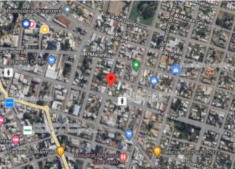 Fração do Lote com a área de 235,06m², localizado em Xanxerê - SC