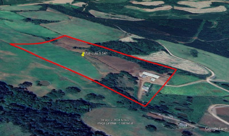 Lote rural com a área de 84.700m², Saltinho/SC, localizado em Saltinho - SC