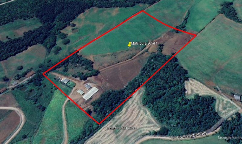 Lote rural com a área de 84.700m², Saltinho/SC, localizado em Saltinho - SC
