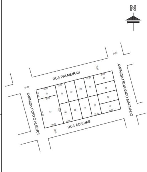 Imóvel Urbano com área de 1.350,00m², Chapecó (SC), localizado em Chapecó - SC