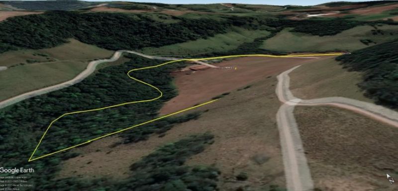 Lotes rurais com área de 69.506,56m², Paraiso/SC, localizado em Paraiso - SC