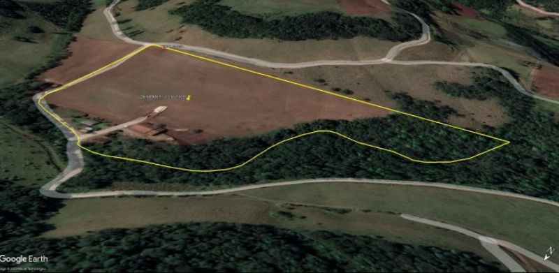 Lotes rurais com área de 69.506,56m², Paraiso/SC, localizado em Paraiso - SC