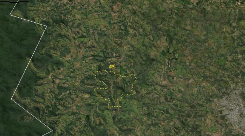 Lotes rurais com área de 69.506,56m², Paraiso/SC, localizado em Paraiso - SC