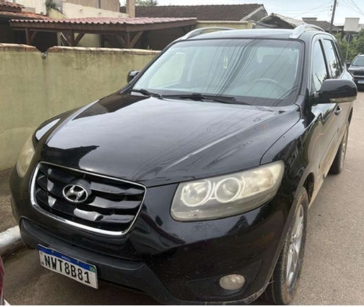 Veículo Hyundai Santa Fe Hyundai Santa Fé 3.5 2010/2011 Conservado 2011 em leilão