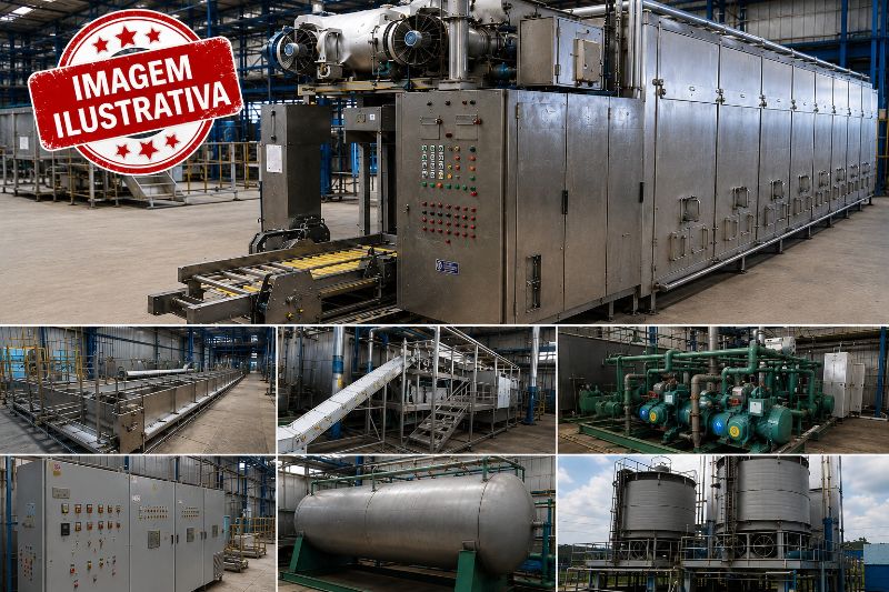 SISTEMA INDUSTRIAL DE CONGELAMENTO DE PESCADOS