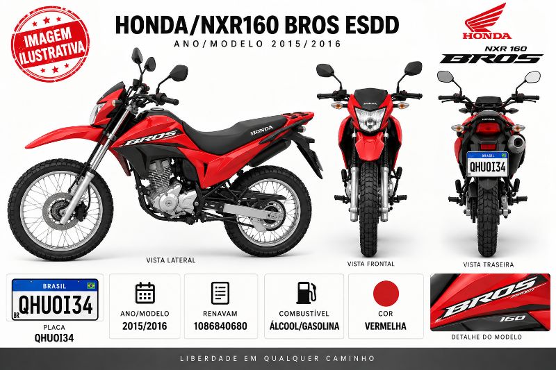 HONDA/NXR160 BROS ESDD 2015/2016