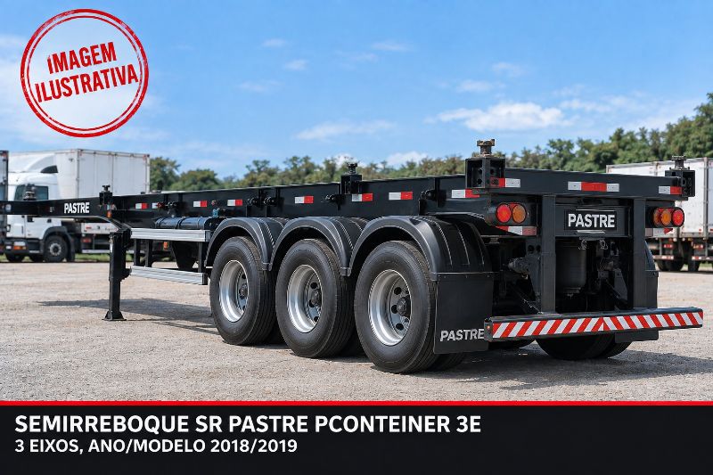 SEMIRREBOQUE SR PASTRE PCONTEINER 3E 2018/2019