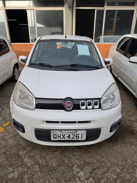 Veículo Fiat Uno FIAT UNO Economy 1.4 EVO Fire Flex 8V 2016 Branca 2016 em leilão