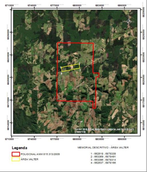 Terreno de 142.607m² em Grão Pará, localizado em Jaguaruna - SC