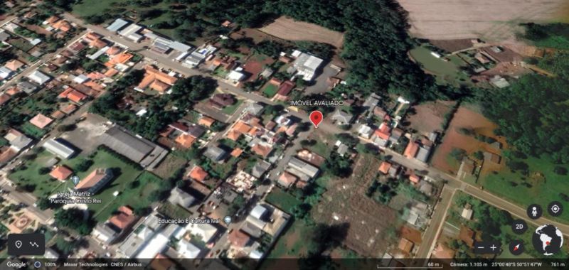 Terreno Urbano de 855,00m² em Ivaí-PR, localizado em Ivaí - PR