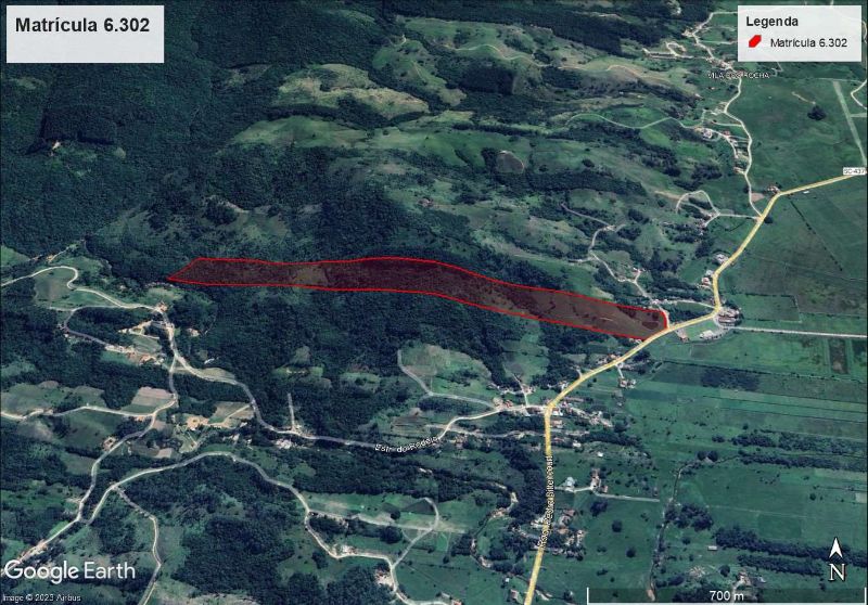 Terreno Rural de 195.000,00 m² em Imaruí, localizado em Imaruí - SC