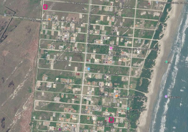 Terreno na Praia do Sol em Laguna, localizado em Laguna - SC