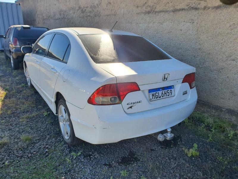 AUTOMÓVEL HONDA/CIVIC LXS FLEX Ano: 2008/2008