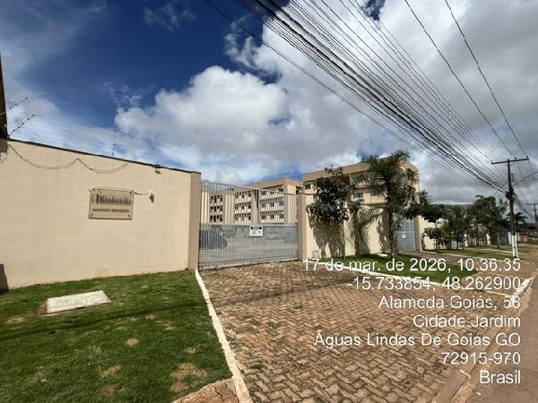 APARTAMENTO, 102,68
M2 DE ÁREA TOTAL,
59,97 M2 DE, localizado em Águas Lindas De Goiás - GO
