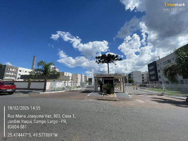 Apartamento, 46,35 m2 de área total, 40,31 m2 de á, localizado em Campo Largo - PR
