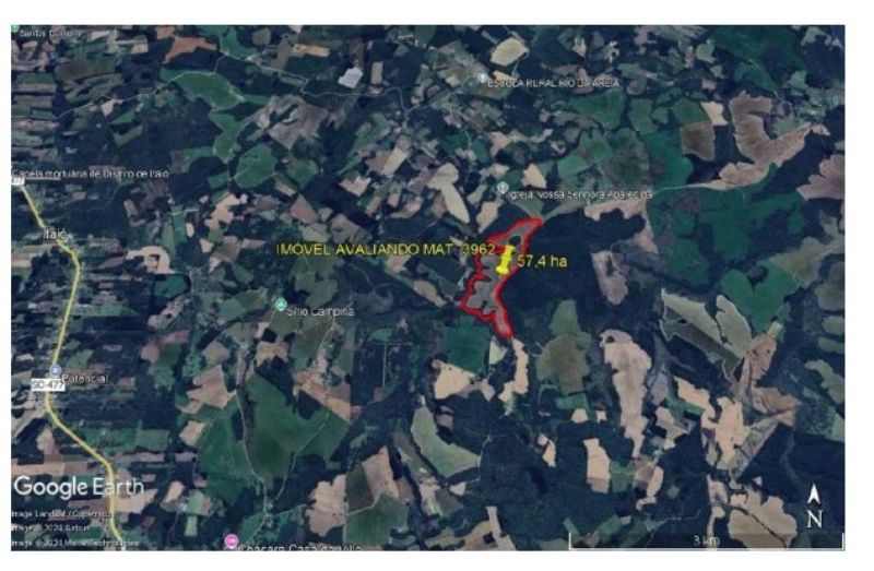 IMÓVEL MATRIULA 3.962, localizado em Mafra - SC