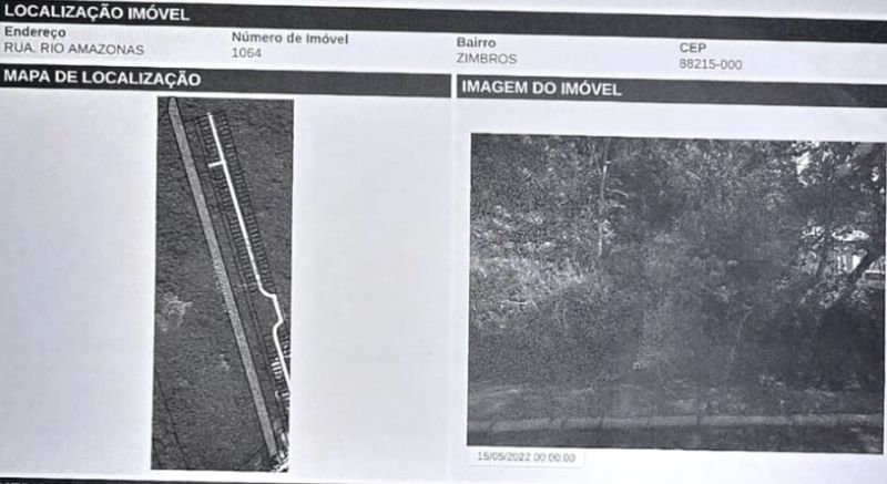 ÁREA DE TERRAS CONTENDO 44.400M² (SEM MATRICULA), localizado em Bombinhas - SC
