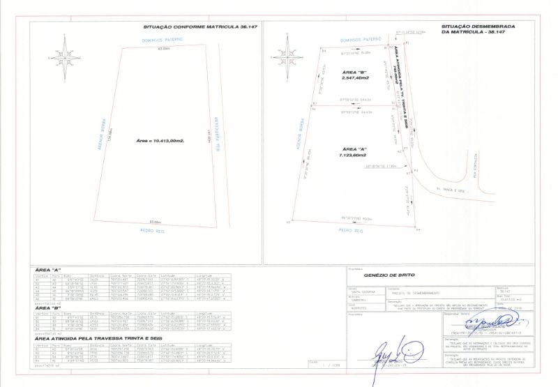 Terreno c/ 10.413,00m2, bairro Areias, Camboriu/SC, localizado em Camboriú - SC