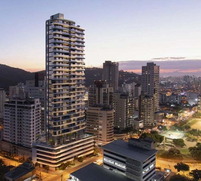 Apto Ed Skyline - Itajaí SC, localizado em Itajaí - SC