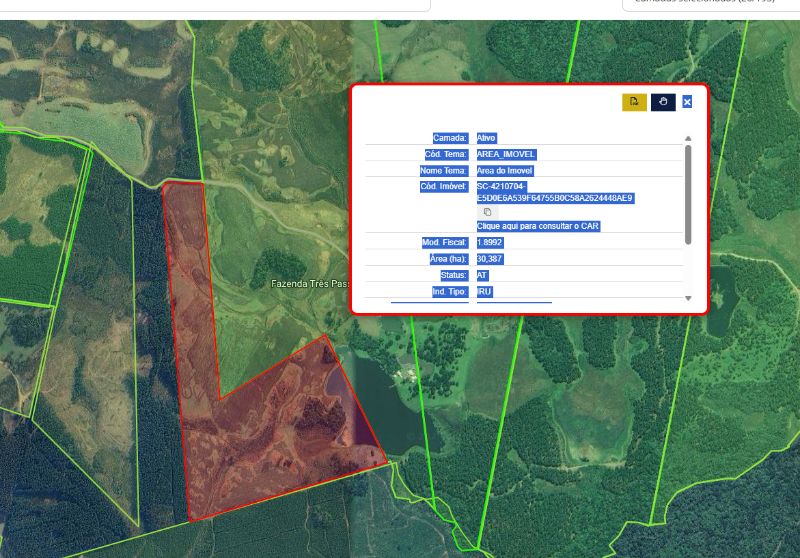 Imagem do imóvel Área rural com 386.656,00 m² - Porto União/SC