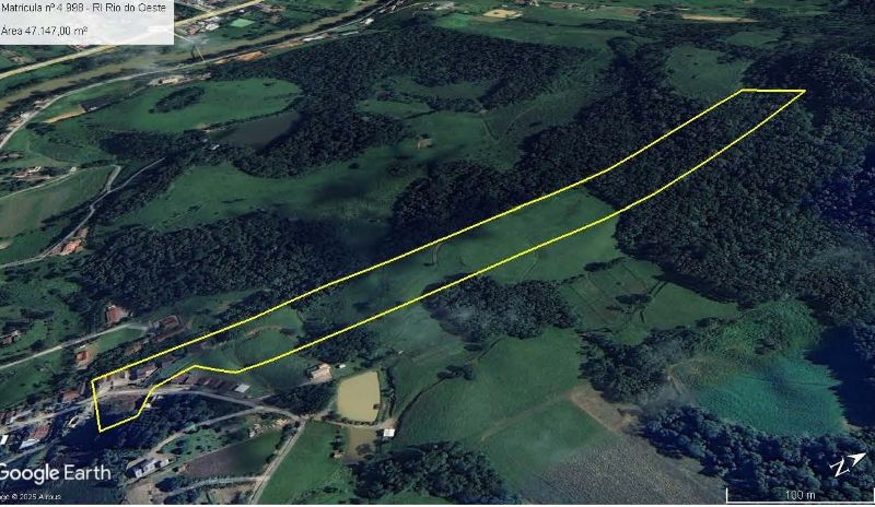 TERRENO RURAL COM ÁREA DE 47.147,00M², localizado em Laurentino - SC