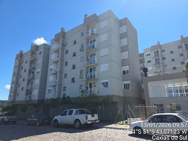 Apartamento, 67,01 m2 de área total, 47,08 m2 de á, localizado em Caxias Do Sul - RS
