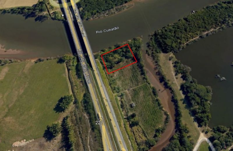 Terreno de 4.604,50m² na Guarda do Cubatão, localizado em Palhoça - SC