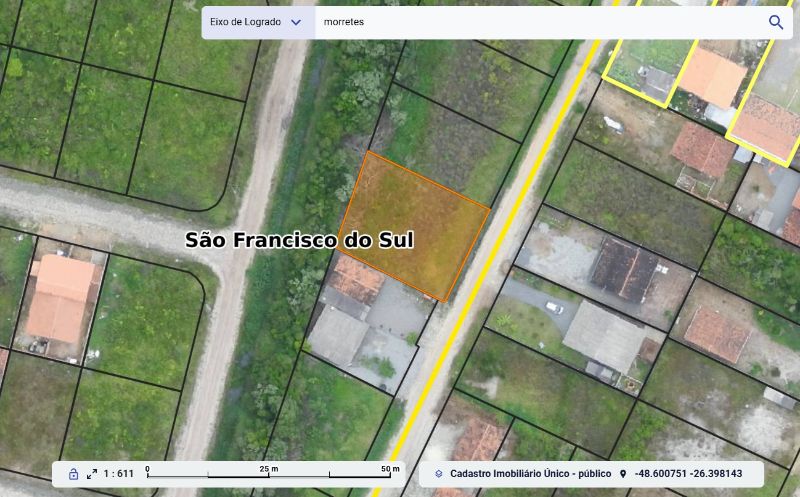 Terreno, localizado em São Francisco Do Sul - SC