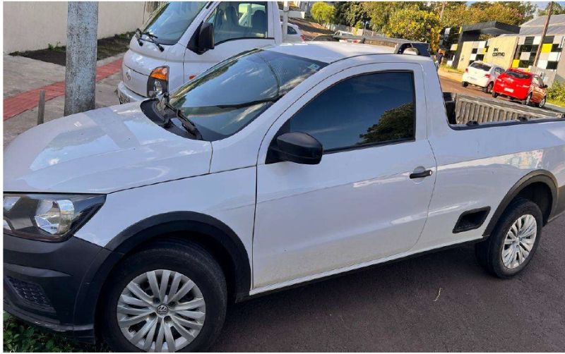 Veículo VW - VolksWagen NOVA SAVEIRO RB MBVS VW/NOVA SAVEIRO RB MBVS 2018/2019 Branca 2019 em leilão