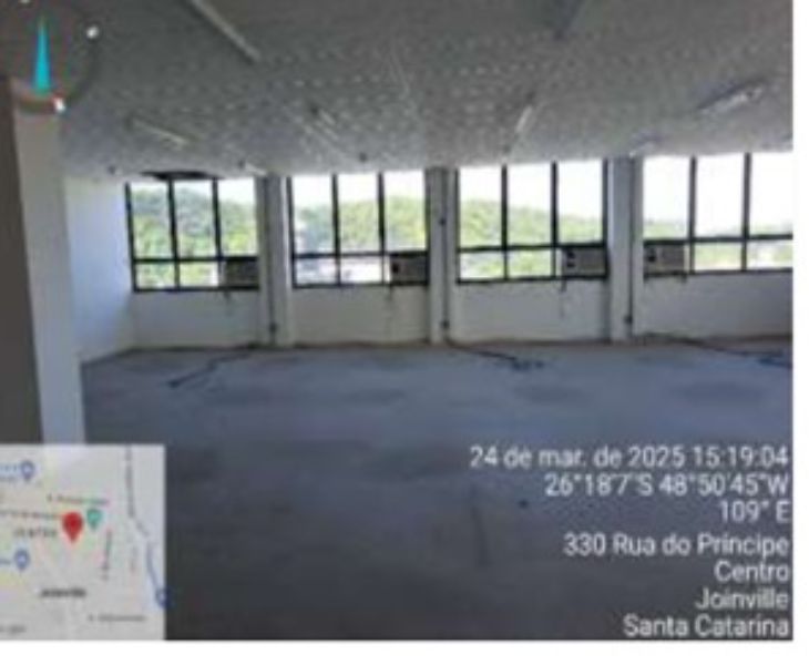 Sala Comercial - 460,60m² - Ed. Manchester, localizado em Joinville - SC, bairro Centro