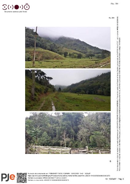VENDA DIRETA: TERRENO RURAL, ÁREA 1.536.700m², localizado em Papanduva - SC