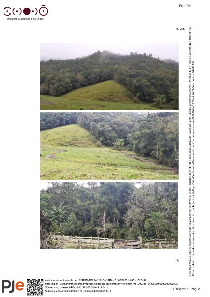 VENDA DIRETA: TERRENO RURAL, ÁREA 1.536.700m², localizado em Papanduva - SC
